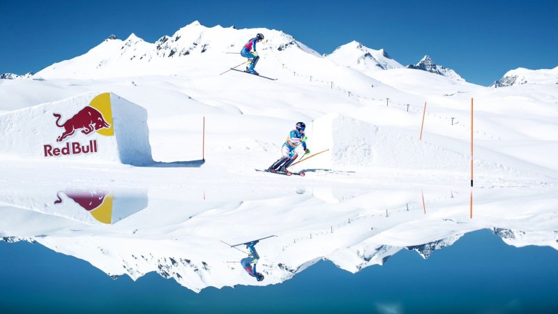 Slalom mit Hindernissen! Bilder vom "Red Bull Alpine Park"