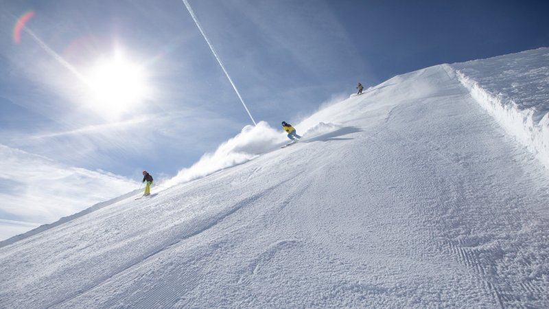Nichts für Hosenscheißer! Hier geht jeder Skifahrer steil