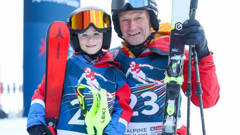 "Klassentreffen" der Ski-Legenden - Bilder aus Saalbach