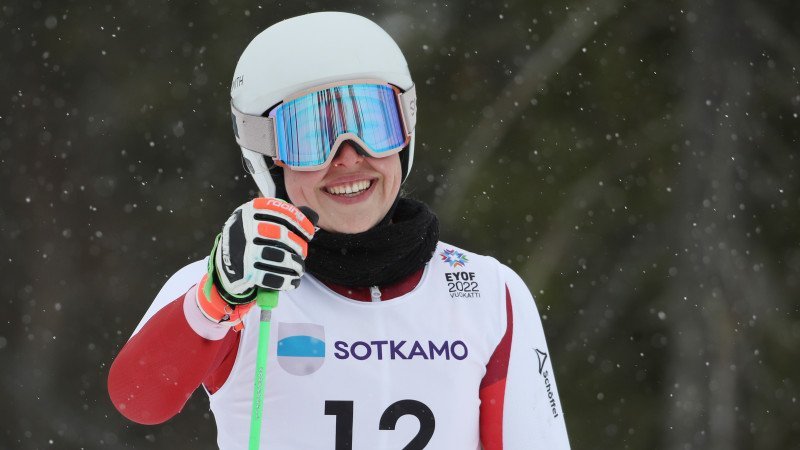 Gold! ÖSV-Talent <a href='/ski1/daten/news/victoria-olivier/' class='tag'>Victoria Olivier</a> jubelt bei Junioren-WM