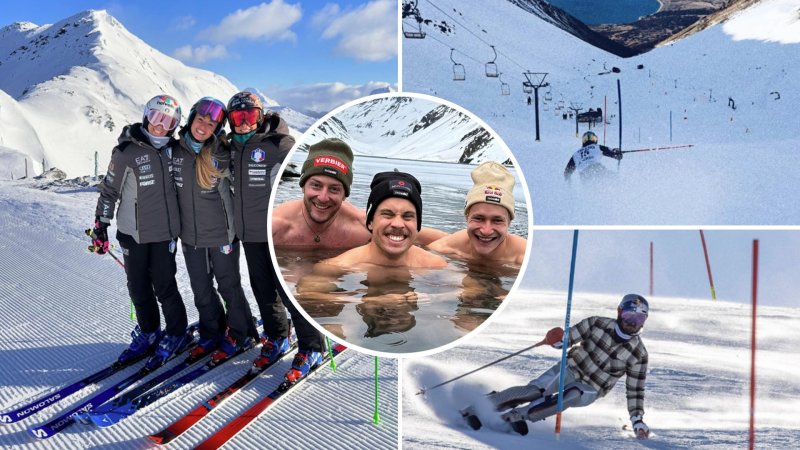 Zwischen Training und Social Media: Ski-Stars in den Anden