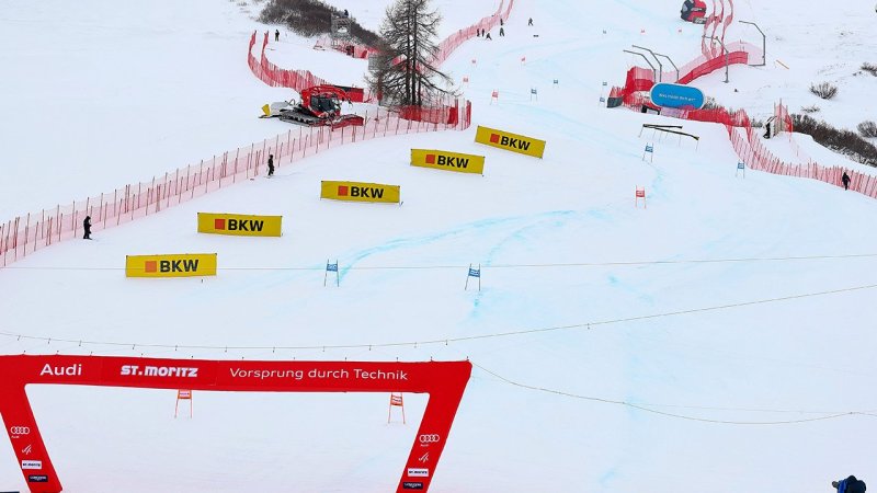 Absage! Kein zweiter Super-G in St. Moritz