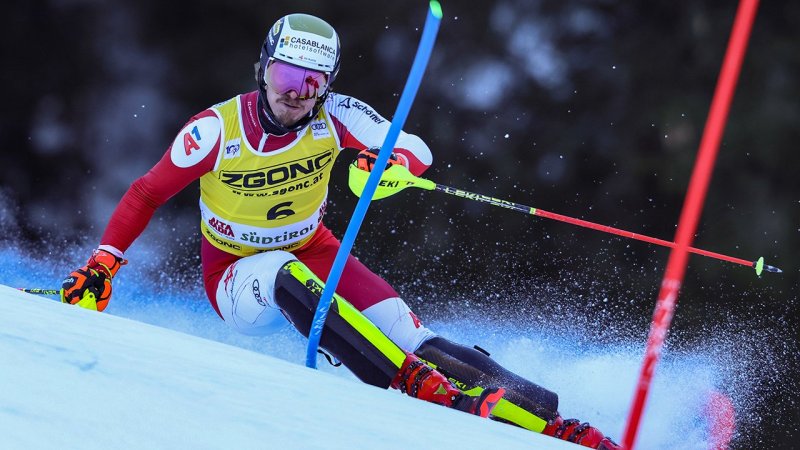 Feller rettet die ÖSV-Slalom-Ehre in Alta Badia