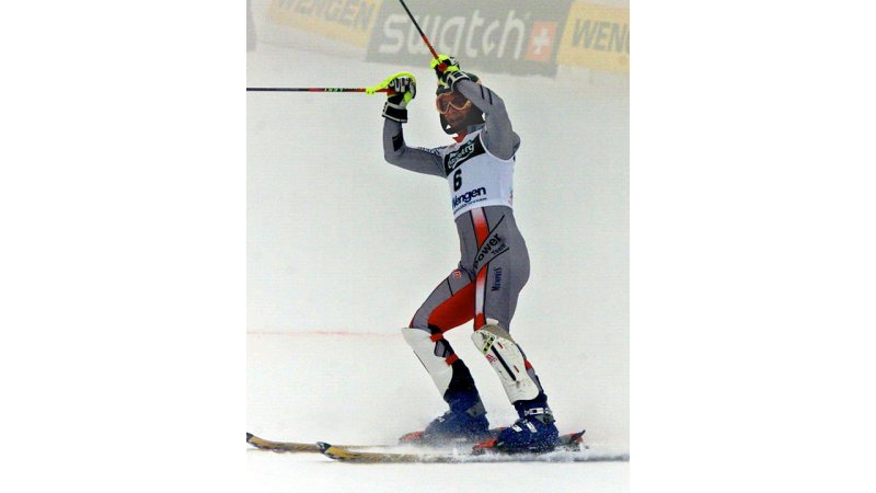 Lauberhorn legendär! ÖSV-Fünffachsieg im Wengen-Slalom 2001