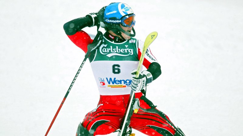 Lauberhorn kurios! Schönfelders Nacktfahrt - die Bilder