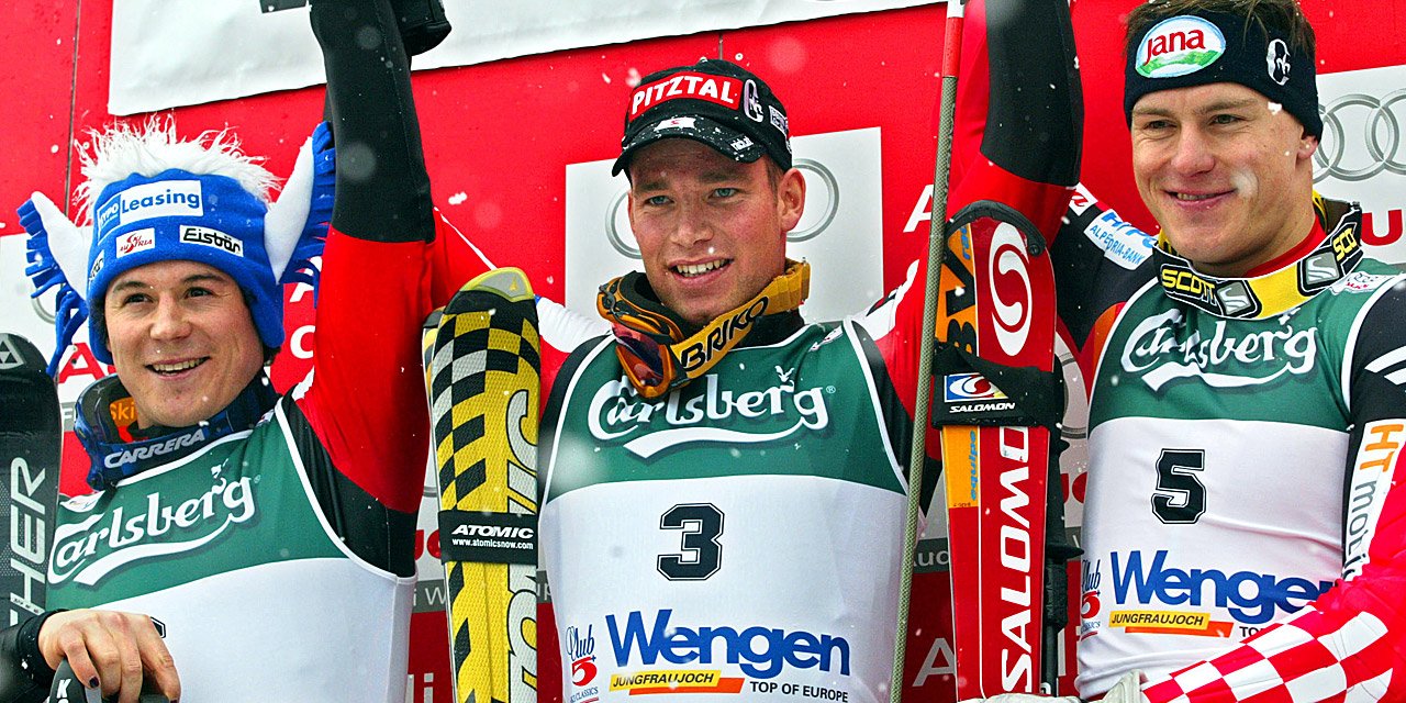 Siegerliste: Slalom in Wengen
