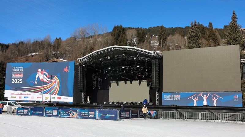 Saalbach ist bereit! Die ersten Bilder von der Ski-WM