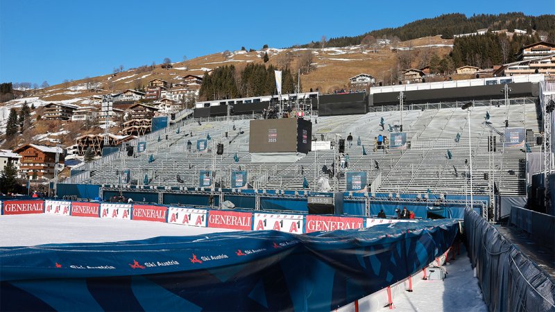 Saalbach ist bereit! Die ersten Bilder von der Ski-WM