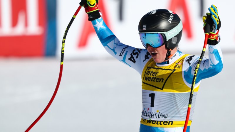 Abfahrts-Sensationssiegerin Johnson: "Es ist verrückt"