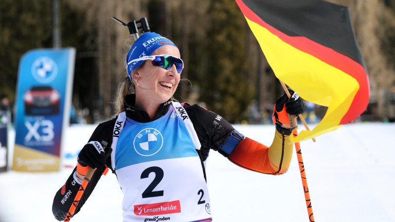 Verfolgungs-Gold für <a href='/ski1/daten/news/deutschland/' class='tag'>Deutschland</a> - Hauser verbessert sich