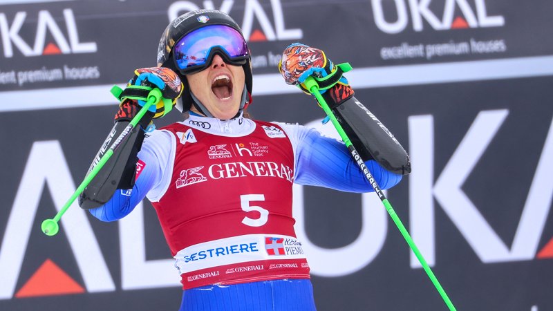 Das Ergebnis des zweiten Frauen-Riesentorlaufs in Sestriere